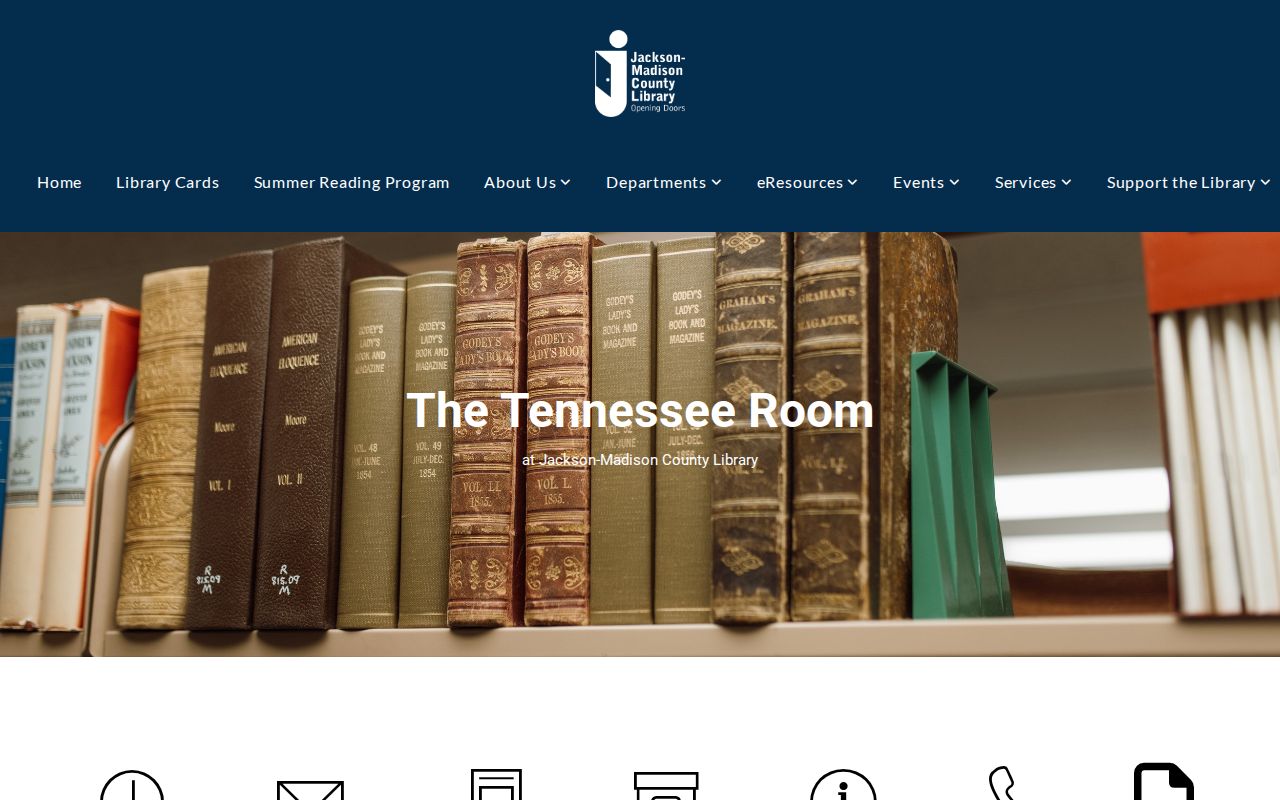 Jackson residents directory Tennessee Room local history resources