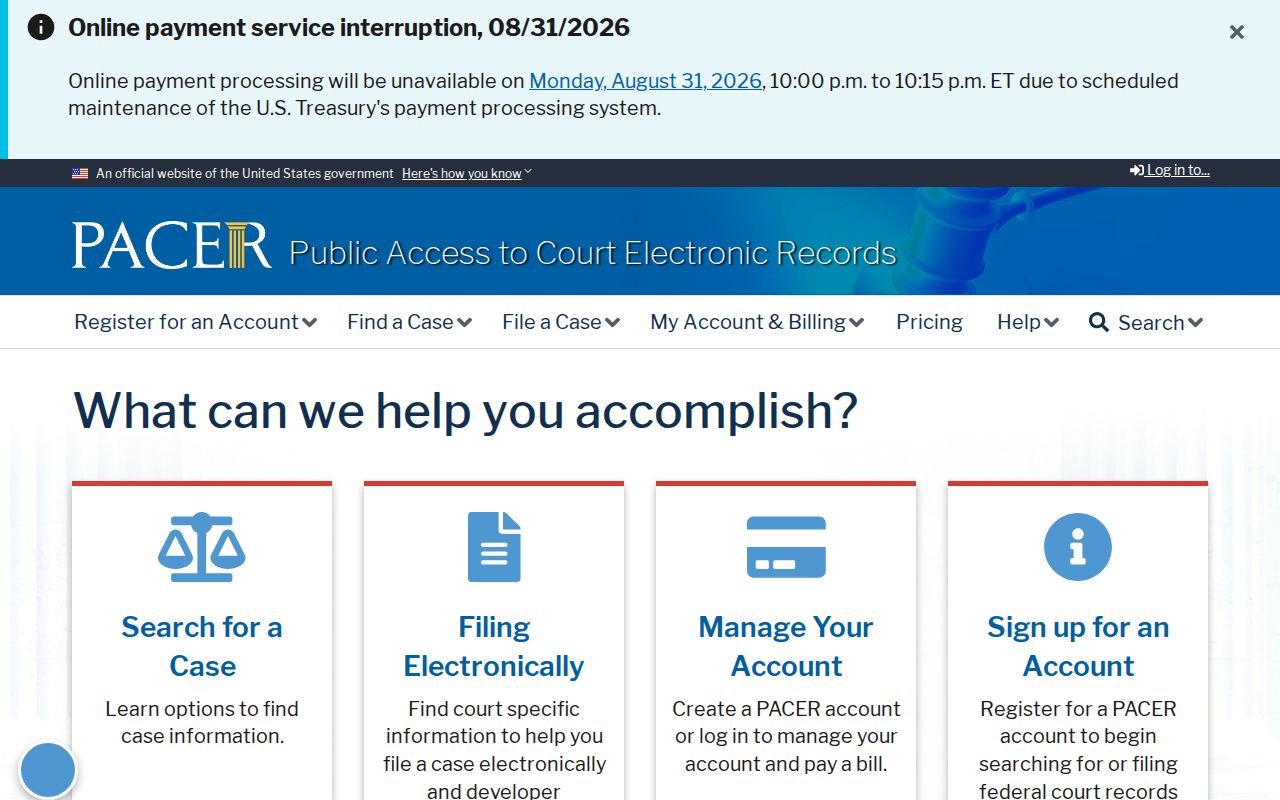 Jackson neighbors PACER public-record source