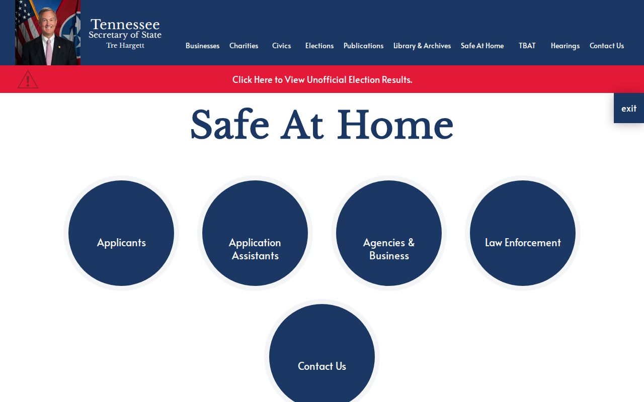 Jackson neighbors Safe at Home privacy source