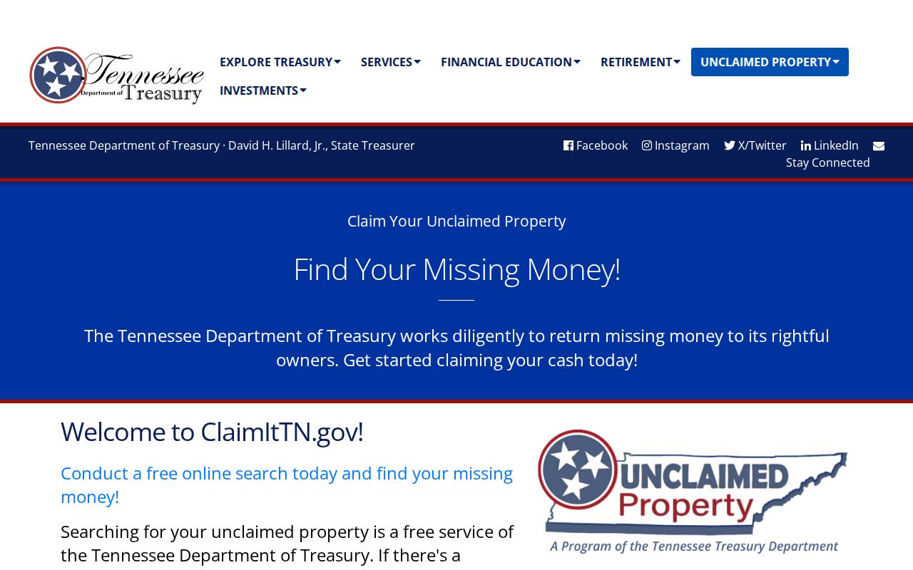 Jackson residents directory Tennessee unclaimed property search