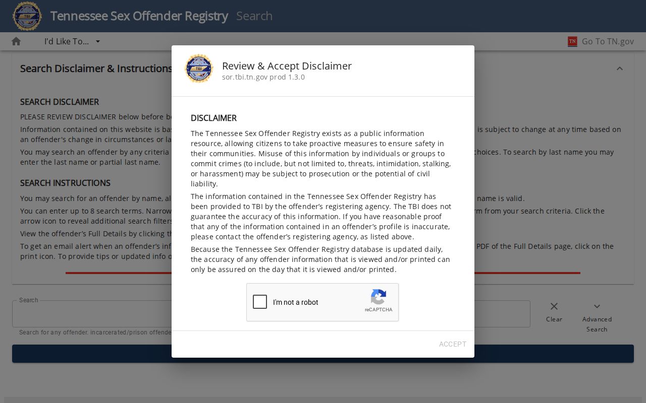 Jackson residents directory Tennessee registry search filters
